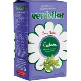 YERBA MATE CEDRON VERDEFLOR...
