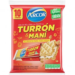 TURRON DE MANI ARCOR 10X25 GR