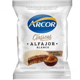 ALFAJOR BLANCO ARCOR 50 GR
