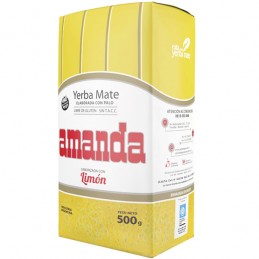 YERBA MATE LIMON AMANDA 500 GR