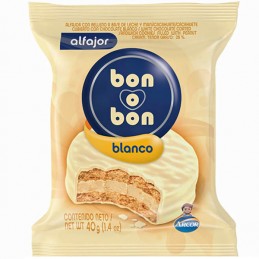 ALFAJOR BON O BON BLANCO...